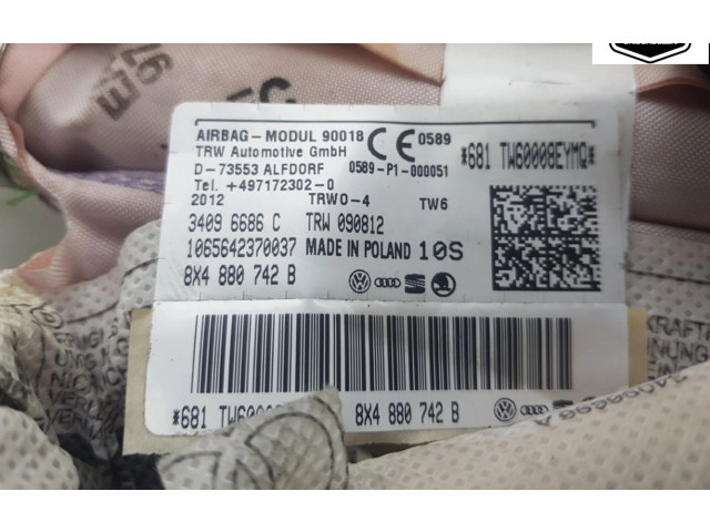 Боковая подушка безопасности 8X4880742B, 8X4880742B   Audi A1