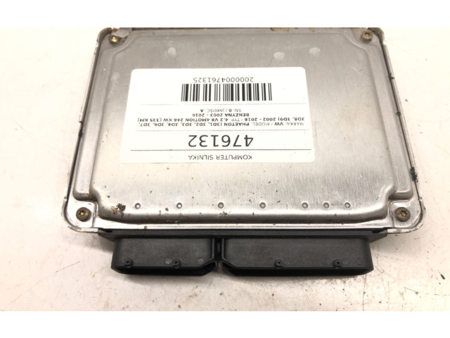 Блок управления двигателем Блок управления 4D0907568CQ Volkswagen Phaeton
