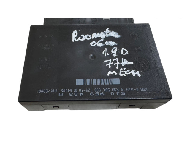 Блок комфорта 5J0959433A, 5DK00812920   Skoda Roomster (5J)   