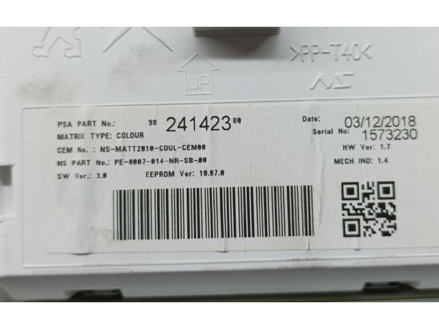 Панель приборов 9824142380   Peugeot 2008 I       