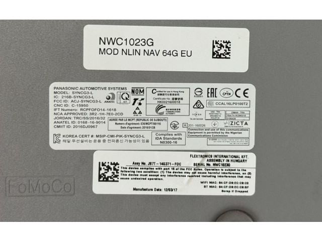 Блок управления JM5T-14G370-GNC, GM5T-18B955-SB   Ford Focus