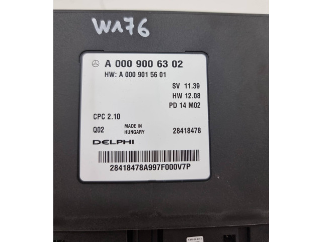 Блок управления коробкой передач A0009006302 Mercedes-Benz A W176