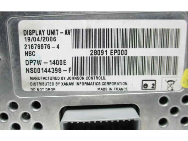 Блок управления навигации (GPS) 21676976 Nissan Pathfinder R51