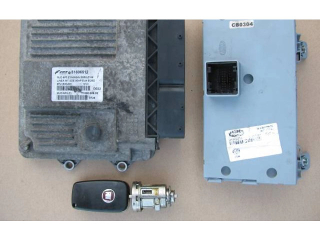 Комплект блоков управления 51806512, MJD6F3.Z1 Fiat Linea