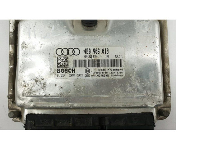 Řídící jednotka 4E0906018   Audi A8 S8 D3 4E 2006