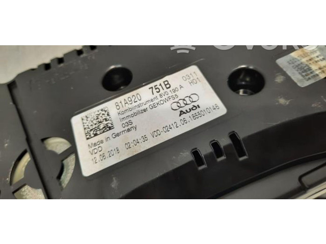 Панель приборов 81A920751B Audi Q2 -