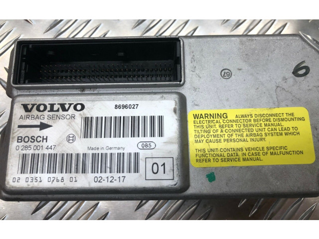Блок подушек безопасности 8696027, 0285001447   Volvo XC90