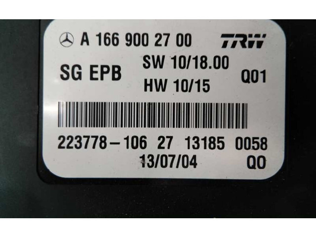 Блок управления A1669002700, E3-A1-2-8 Mercedes-Benz A W176