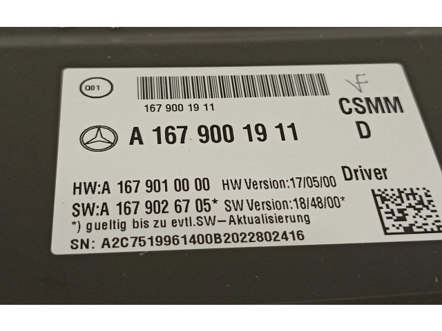 Блок управления A1679001911   Mercedes-Benz GLE W167