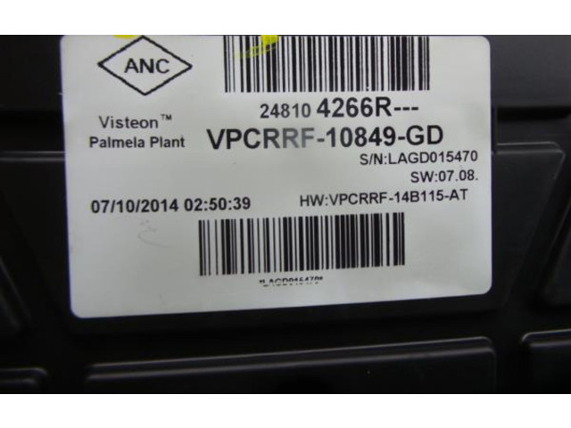 Панель приборов 248104266R, 46442KMS   Renault Clio IV       