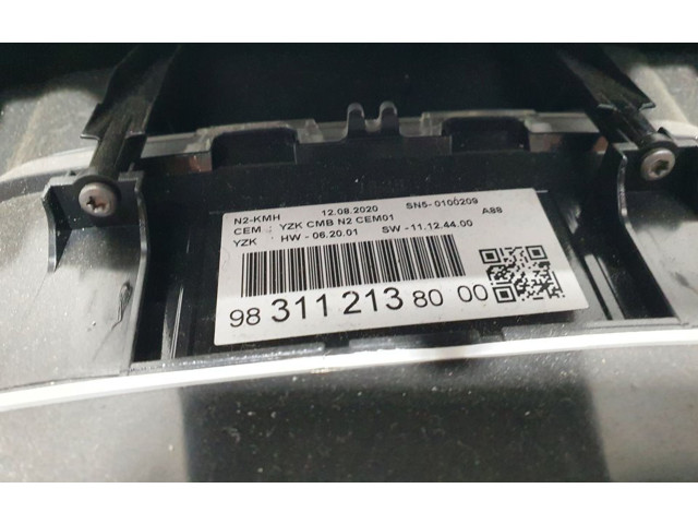 Панель приборов 9831121380, SN50100209   Citroen C3 Aircross       