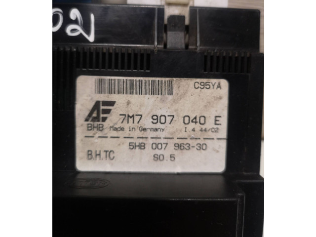 Блок управления климат-контролем 7M7907040E, 5HB00796330   Seat Alhambra (Mk1)
