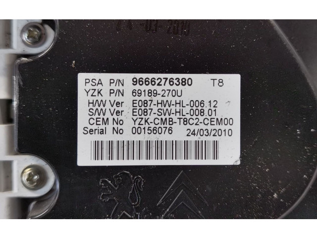 Панель приборов 9666276380, 9666247580   Peugeot 5008       
