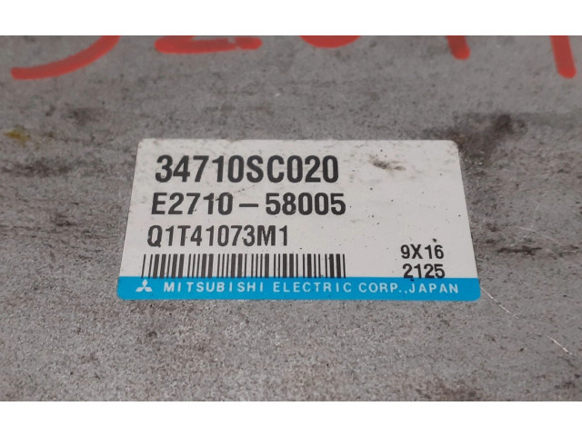 Блок управления 34710SC020, Q1T41073M1 Subaru Forester SH