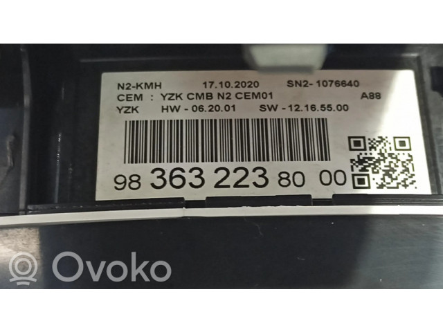 Панель приборов 769318530U, 9836322380   Citroen C3 Aircross       