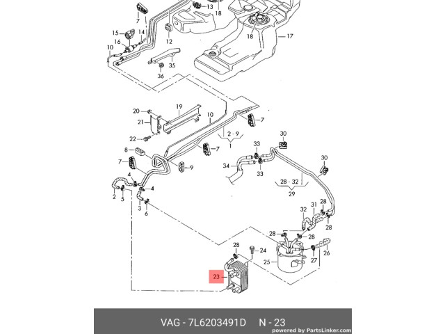 Vstřikovač 7L6203491D Audi Q7 4L