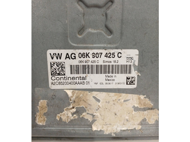 Блок управления двигателя 06K907425C Volkswagen Jetta VI