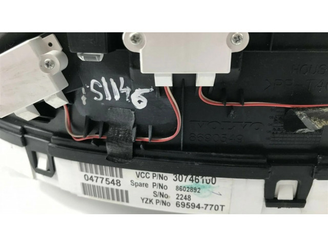 Панель приборов 30746100, S1146   Volvo S80       