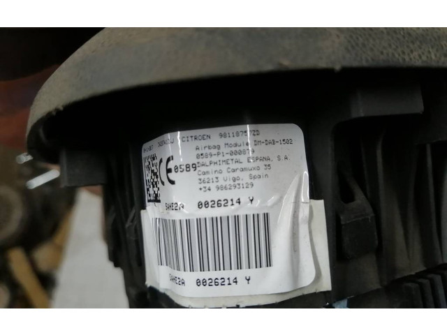 Подушка безопасности водителя 98118757ZD, 0026214 Citroen C3 Aircross