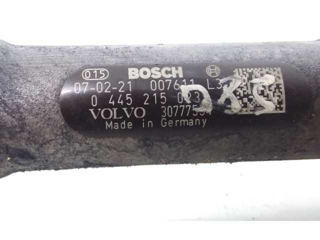 Топливная рампа 0445215023, 30777554   Volvo S80   для двигателя D5244T4