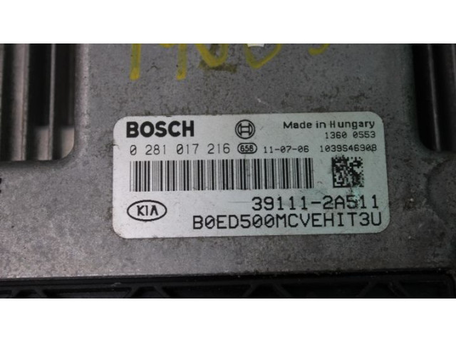 Блок управления впрыском 391112A511   KIA Ceed