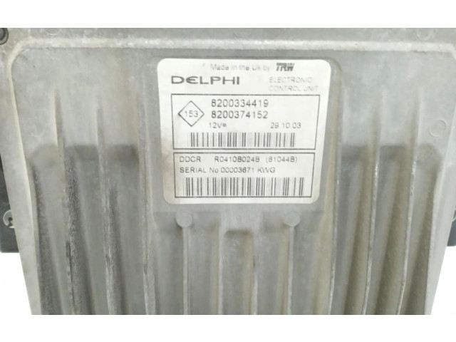 Řídící jednotka 8200334419 Renault Megane II