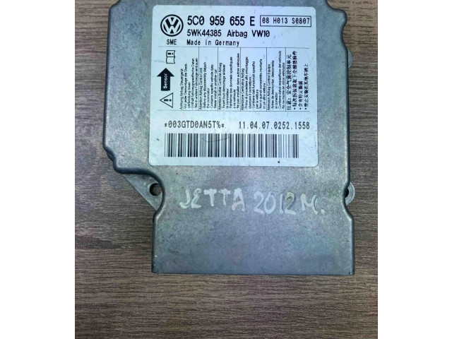 Блок подушек безопасности 5C0959655E, 5WK44385 Volkswagen Jetta VI