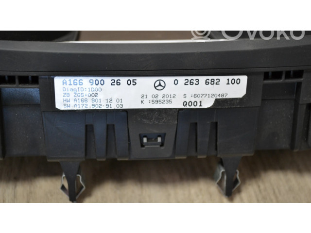 Přístrojová deska Mercedes-Benz GL X166 2012 A1669002605
