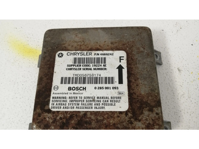 Блок подушек безопасности 0285001093   Chrysler Voyager