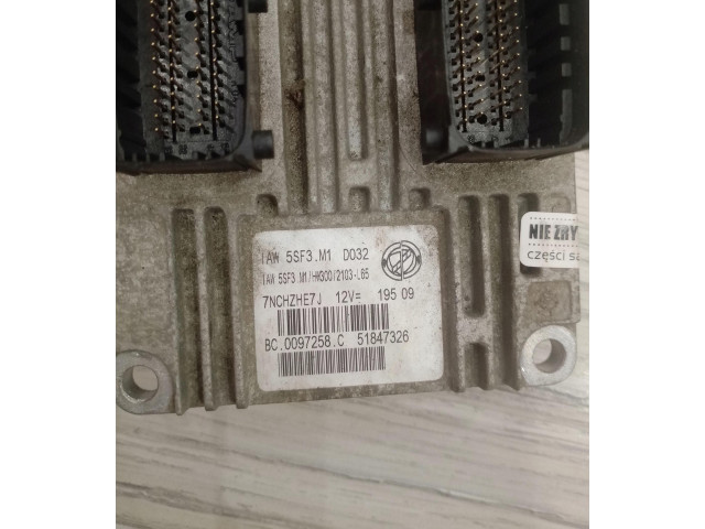 Блок управления двигателем Блок управления 51847326, 51847326 Fiat Grande Punto
