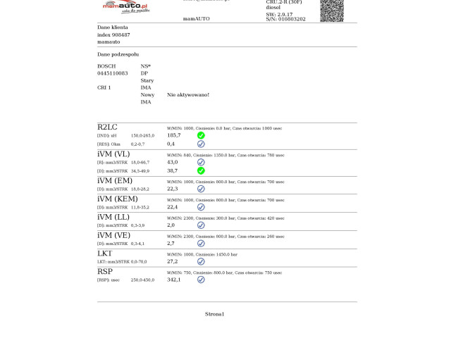 Vstřikovač 0445110083, 0445110083   Suzuki Swift     