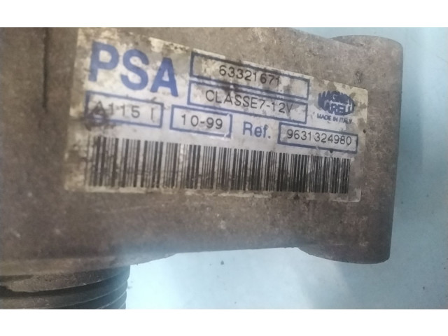 Генератор 63321671, 9631324980 Peugeot 306