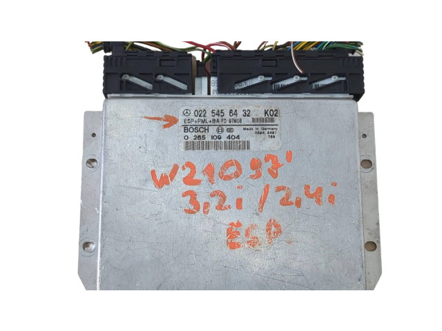 Блок управления АБС 0225456432, 0265109404   Mercedes-Benz E W210