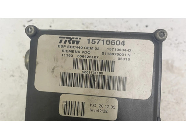 Jednotka ABS 15710604 Peugeot 407 2006