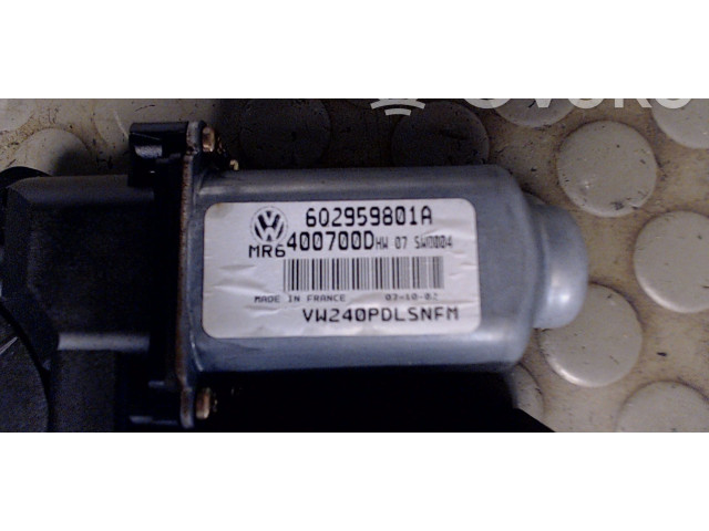 Передний двигатель механизма для подъема окон 6Q2959801A, NICHTZUTREFFEND   Volkswagen Polo IV 9N3