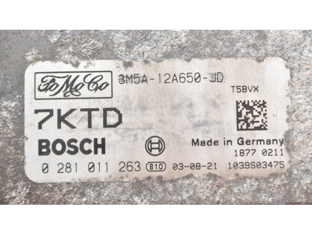 Блок управления двигателем Блок управления 3M5A12A650JD, 3M5A12A650JD Mazda 3 I