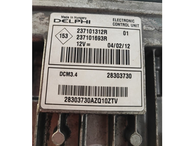 Блок управления двигателя 237104331R   Renault Twingo II