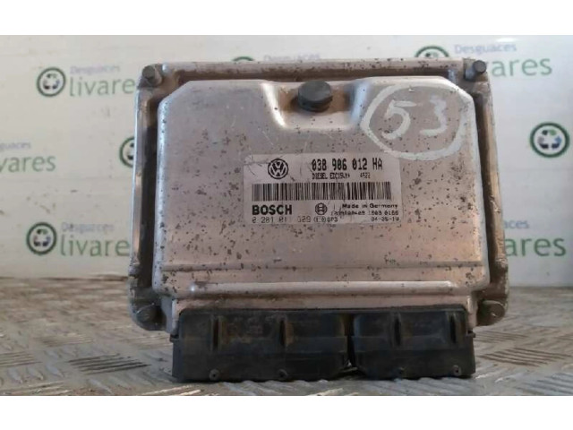 Блок управления двигателя 0281011309, 038906012HA Skoda Octavia Mk1 (1U)
