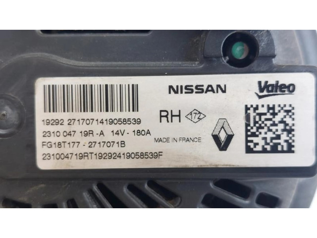 Генератор 231004719R   Nissan Qashqai 1.5     