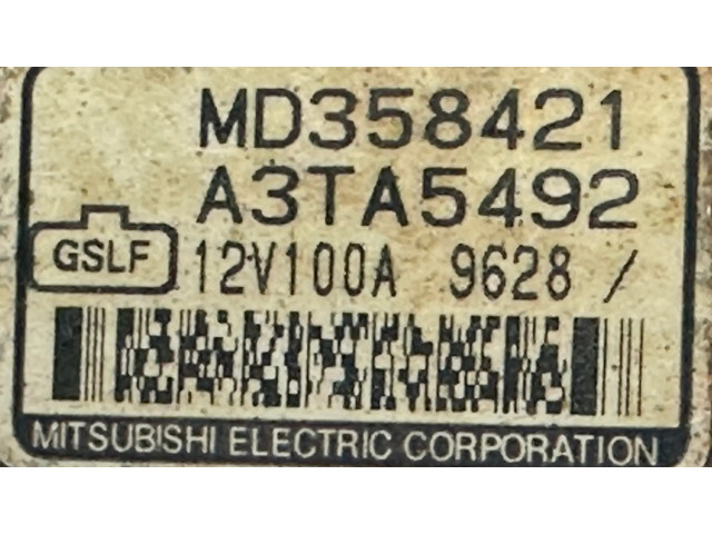 Генератор MD358421, A3TA5492   Mitsubishi Space Runner 2.0     