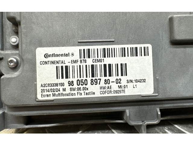 Дисплей 9805089780, A2C83338100 Citroen C4 II Picasso