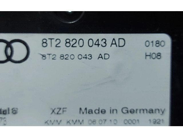 Блок управления климат-контролем 8T2820043AD   Audi Q5 SQ5