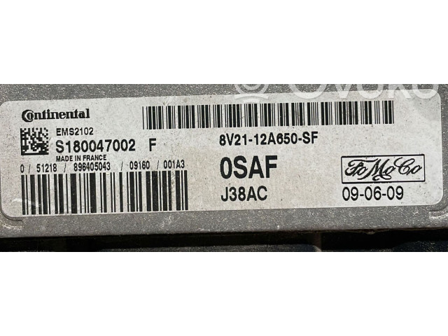 Řídící jednotka 8V21-12A650-SF, 8V21-12A650-SF Ford Fiesta 2010