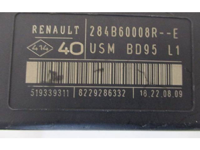   Pojistková skříňka 284B60008R, 8229286332   Renault Megane III 2010