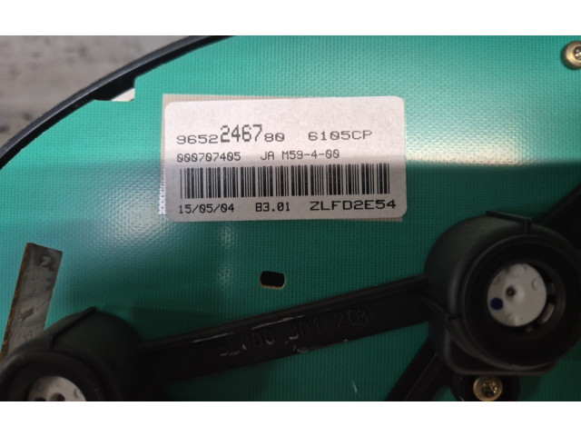 Přístrojová deska  Citroen Berlingo 2004 9652246780  