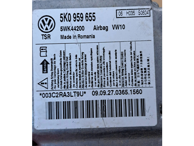 Блок подушек безопасности 5K0959655, 5WK44200 Volkswagen Golf VII