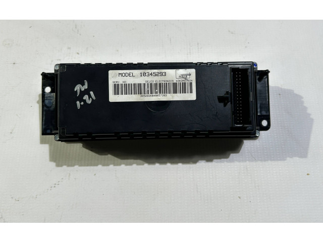 Блок управления климат-контролем 10345293   Chevrolet Corvette C5