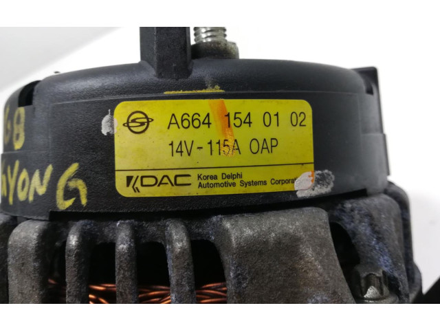 Генератор A6641540102 SsangYong Actyon sports I