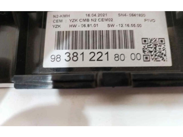 Панель приборов 983812218000 Opel Combo D