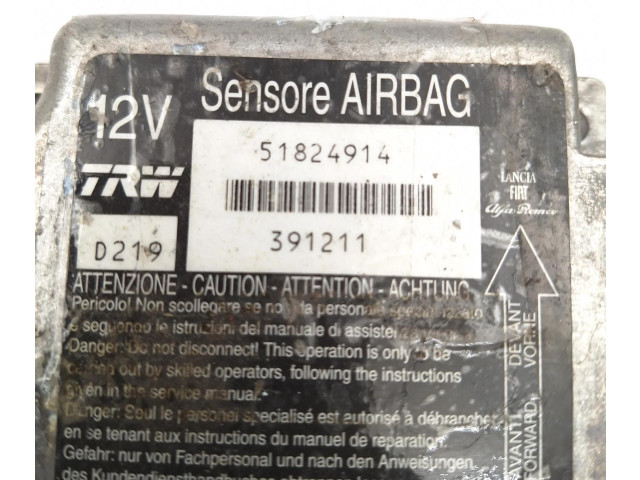 Блок подушек безопасности 51824914, 391211   Fiat Albea